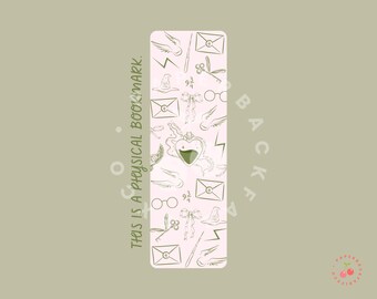 Harry Potter Bookmark: Book Lover Gift, Cardstock or Laminated