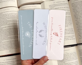ToG Fireheart Laminated Bookmark: Fantasy Romantasy Quote