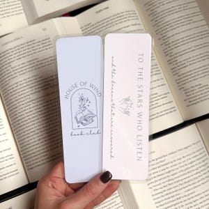 House of Wind Bookmark, To The Stars Who Listen Quote, Night Court Bookmark, Fantasy Bookmark, Rhysand Night Court, Rhys and Feyre Bookmark