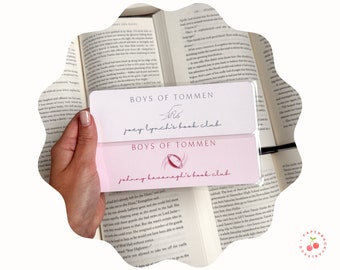 Boys of Tommen Bookmark, Johnny Kavanagh Bookmark, Handmade Bookmarks, Laminated with Tassel, Bookworm Gift, Reader Gift