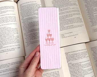 Girly Era Bookmark, "I'm Literally Just A Girl" Cardstock Bookmark