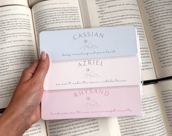 A Court of Thorns and Roses Bookmark, Rhysand, Night Court, Bookish Merch