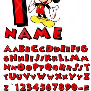 Mouse Miickey Birthday SVG png pdf layered