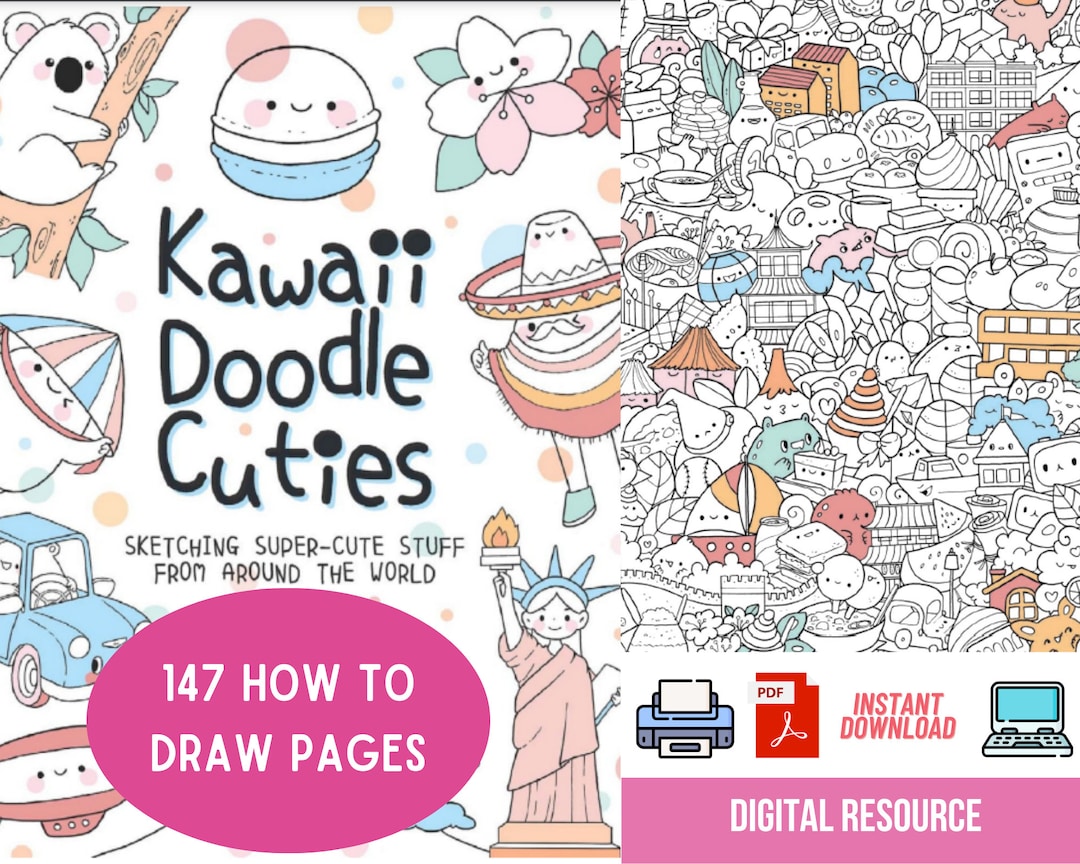 HOW TO SKETCH CUTE STUFF: The Best Step By Step Drawing guide To Draw  Anything and Everything in the Cutest Style Ever !