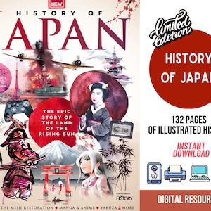 History of Japan, Japanese History for Kids History Homeschool Resource, Asian History for Kids World History Homeschool Printable History