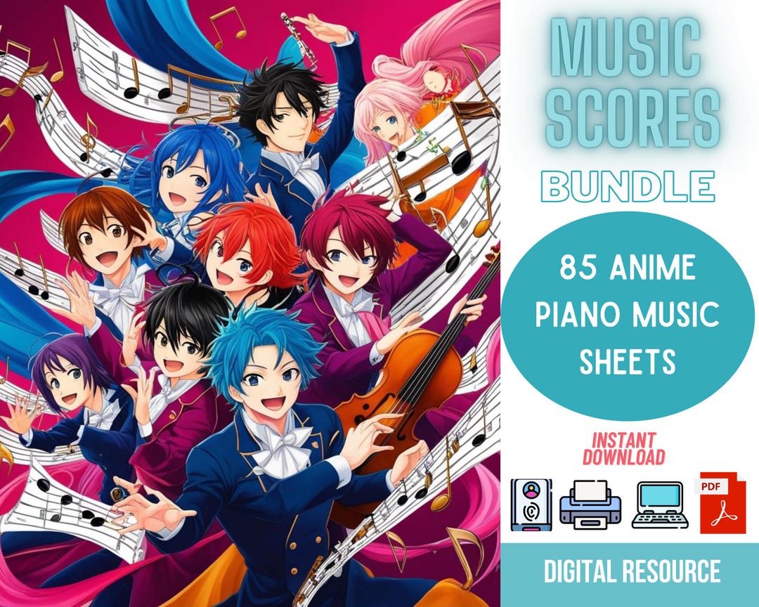 Anime Music Scores, Anime Piano Music Anime Songs Piano Sheets Anime ...