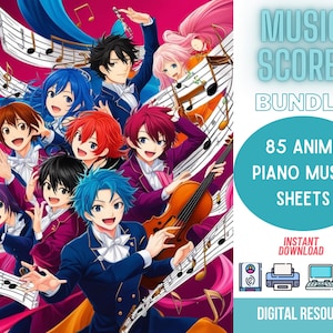 Anime Music Scores, Anime Piano Music Anime Songs Piano Sheets Anime Music, Learn to play the piano anime piano scores, Piano for kids