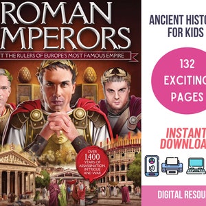 Ancient Rome, Ancient History Ebooks for Kids, Printable History book, Fun Stories, Educational Ebook, History for Kids, History Teacher
