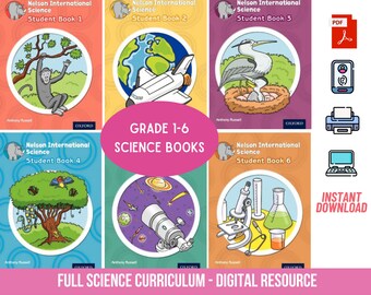 Primary Science Workbooks Grade 1-6: Homeschool Curriculum (PDF)