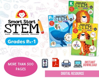 STEM Activities for Kids: Science Worksheets, PreK-1 (PDF Books)