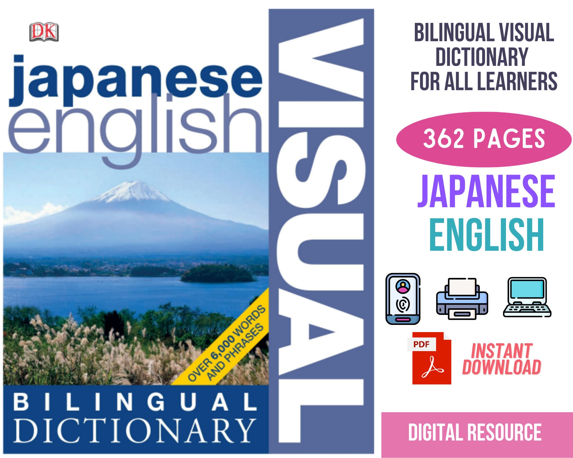 Japanese English Bilingual Visual Dictio