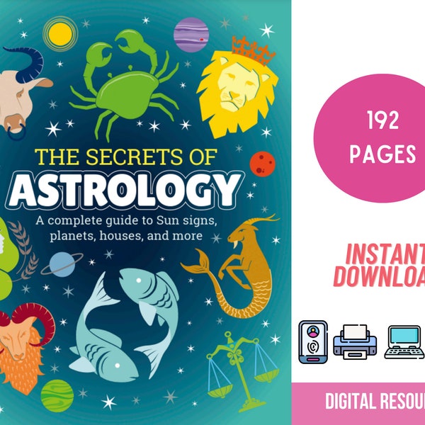 The Secrets of Astrology for Kids Homeschool Resource Science Printables Homeschool Printables Astrology Science eBook Astrology Teacher