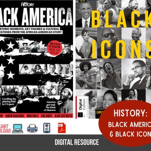 Black American History for Kids, US History Resource, American History for Kids World History Homeschool History Printable History Teacher