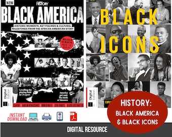 Black America & Icons History E-Book, US History Resource (PDF)