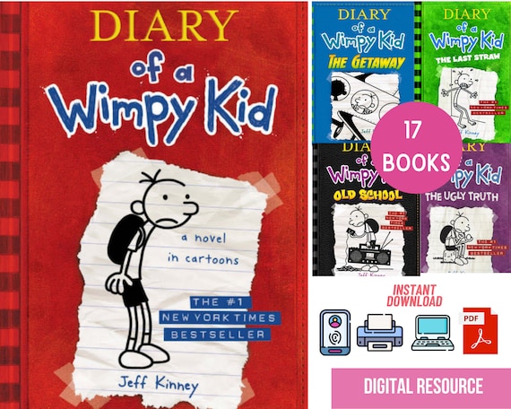 Diary of a Wimpy Kid Book Series: 17 Kids' Ebooks (digital