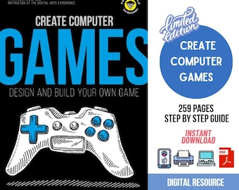 Coding eBook: Create Computer Games for Kids (PDF Pattern)