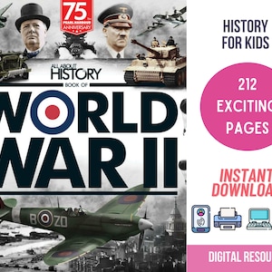World War 2 History for Kids History Homeschool Resource Social Studies for Kids World History Homeschool Printables Kids History eBook