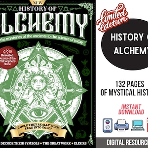History of Alchemy Printable History Homeschool, Supernatural World History, Homeschool Printable Kids History Teacher, Mythical History