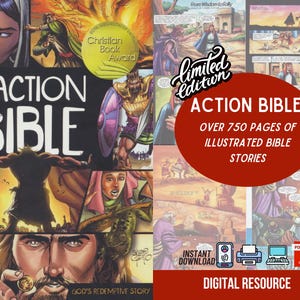Bible pour enfants Histoires bibliques, Bible manga, Roman illustré biblique, Apprendre des histoires bibliques pour enfants, Ancien Testament Nouveau Testament