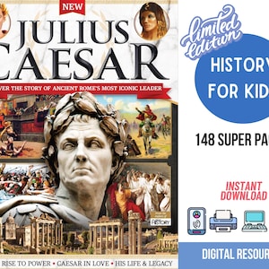 Roman Empire History Kids Printable History, Julius Caesar History Homeschool Printable History Teacher, World History kids, Ancient History