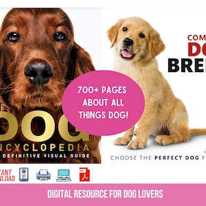 Dog Breed Guide & Care Ebooks: Dog Lover Resources (Digital Download)