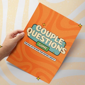 Un jeu de style "Jeunes mariés" qui défie 2 à 4 couples avec plus de 100 questions uniques pour voir à quel point chacun connaît son partenaire