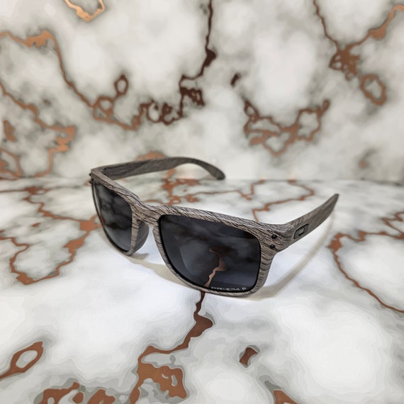 Recolored Custom Customized Hoibrook Prizm Polarized Sunglasses Woodgrain Black Etsy