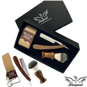 Safety Razor Wet Shave Kit for Dad, Classic Father&#39;s Day Gift, Unique Father&#39;s Day Shaving Gift Set