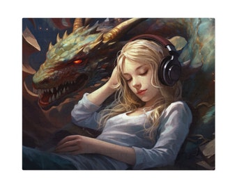 Dragon Fantasy Audiobook Jigsaw Puzzle (110, 252, 500,1000-Piece)