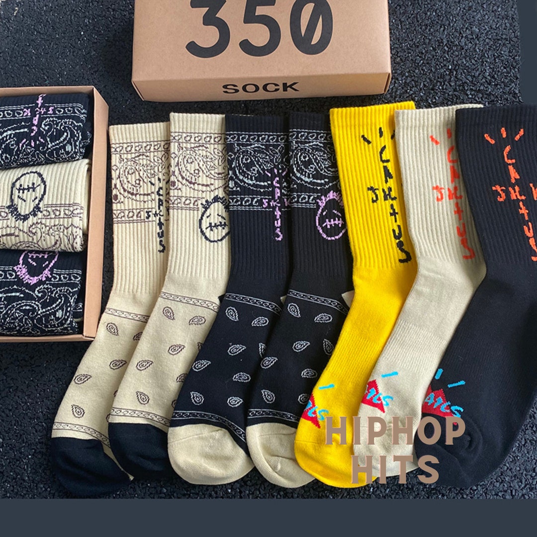 travis scott socks pink