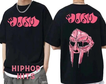 MF Doom Graphic Tee Personalized Singer Madvillain Rapper Double Sided Custom Vintage RIP Cotton Camisa Indie Hip Hop