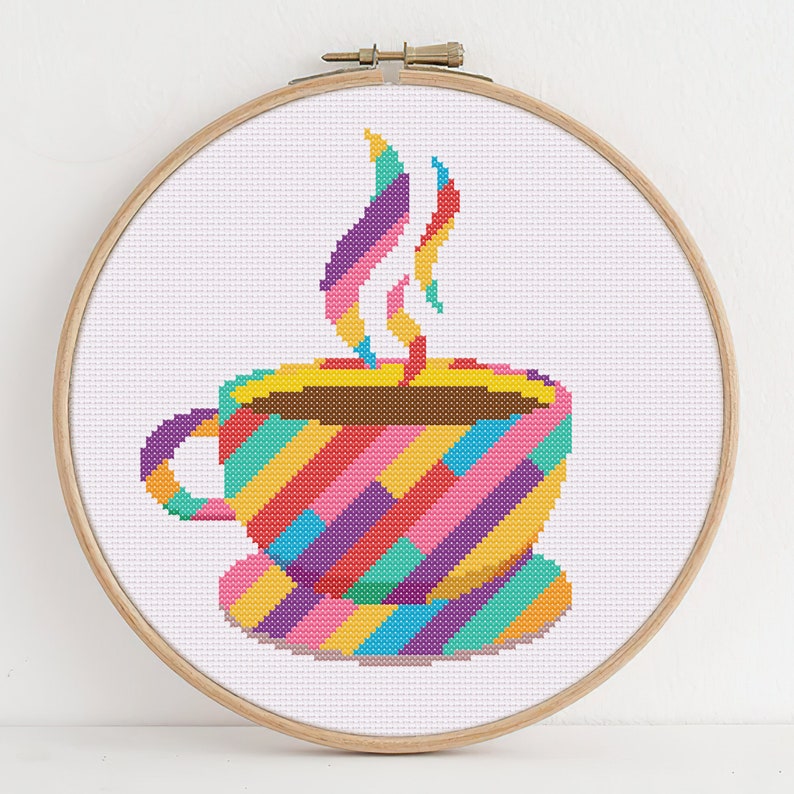 Geometric Java Cross Stitch Pattern - Etsy