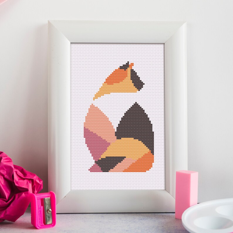 Calico Cats Set of 3 PDF Cross Stitch Pattern Etsy Australia