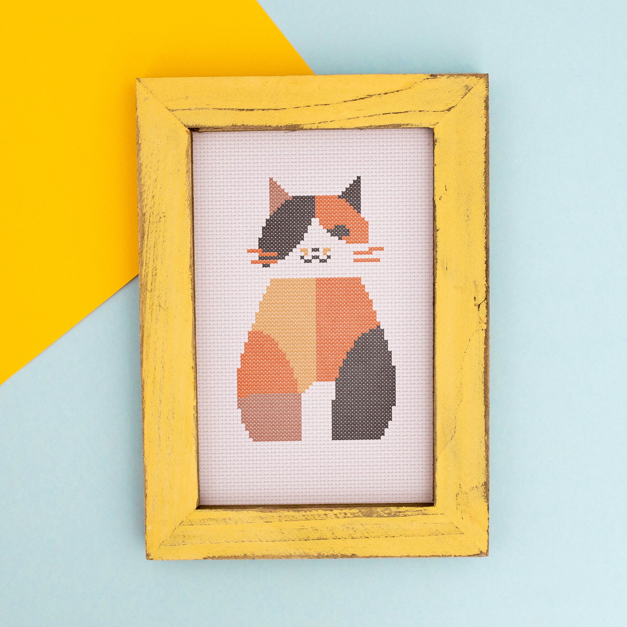 Calico Cats Set of 3 PDF Cross Stitch Pattern Etsy Australia