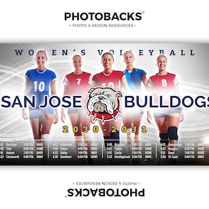 Sports Poster Template Set - Photoshop Collage Templates for Teams and Individuals - Instant Download - 03 from Photobacks Sports Package 1