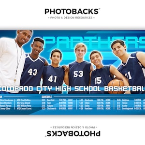 Sports Poster Template Set - Photoshop Collage Templates for Teams and Individuals - Instant Download - 01 from Photobacks Sports Package 1