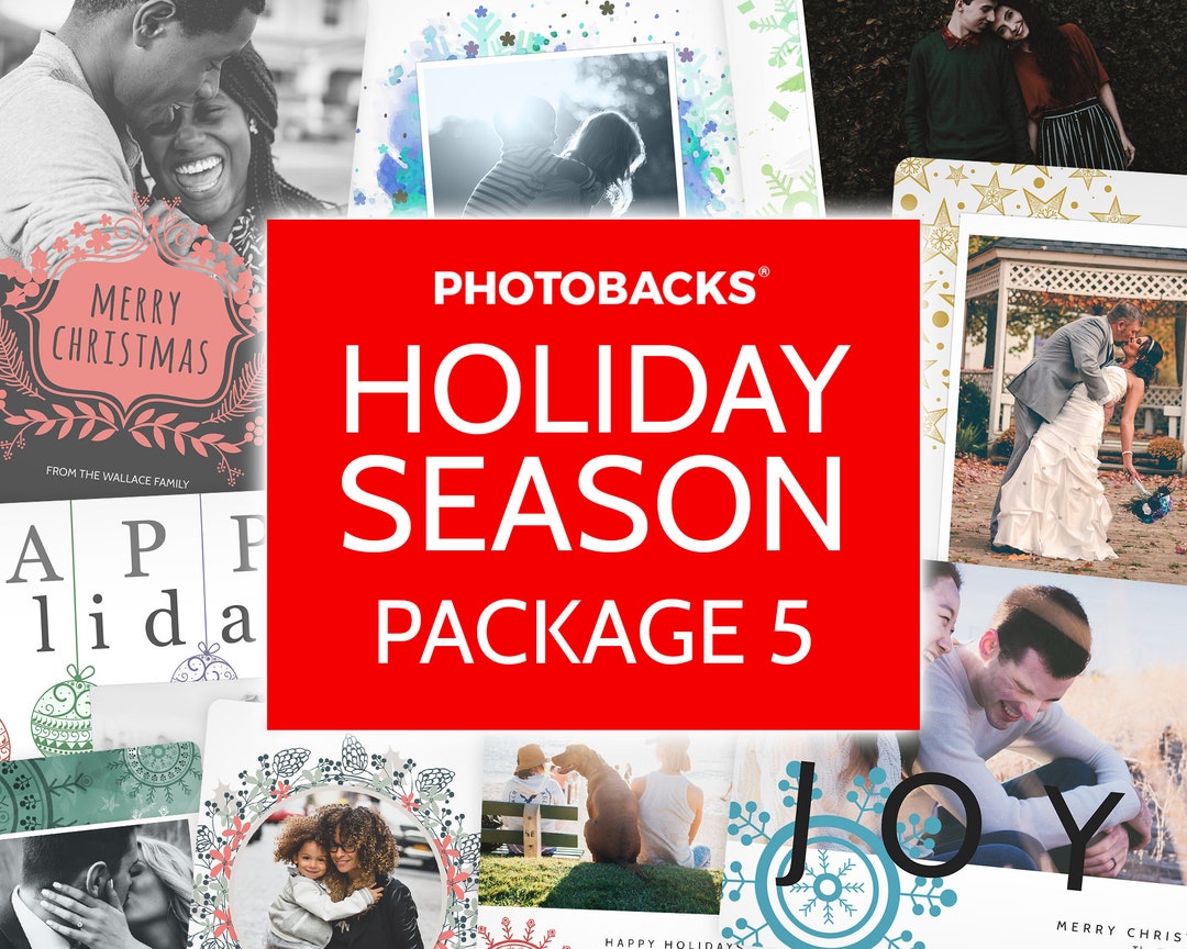 Ultimate Holiday Christmas Card Photo Design Templates for