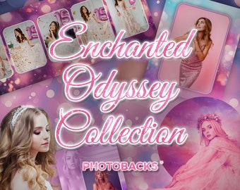 Enchanted Odyssey: Photoshop Resources for Fairy Tale, Princess, Sweet 16, Pink, Dream Photos – Digital Backgrounds, Glitter Effects & More!