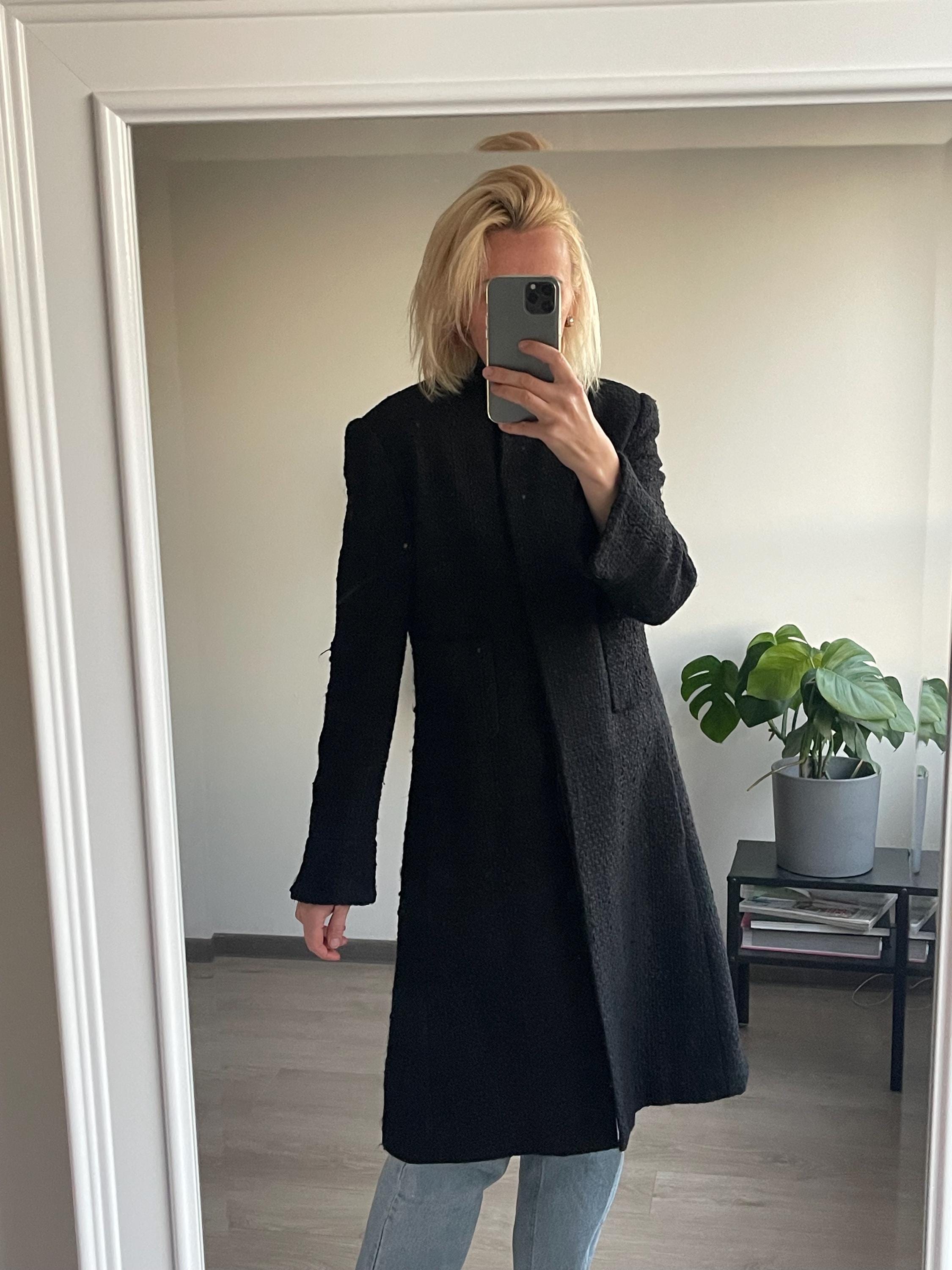 オスカーデラレンタ　【美品】ウール　ジャケット　ヴィンテージ ヴィンテージ オスカー デ ラ レンタ ブラック ツイード ウール