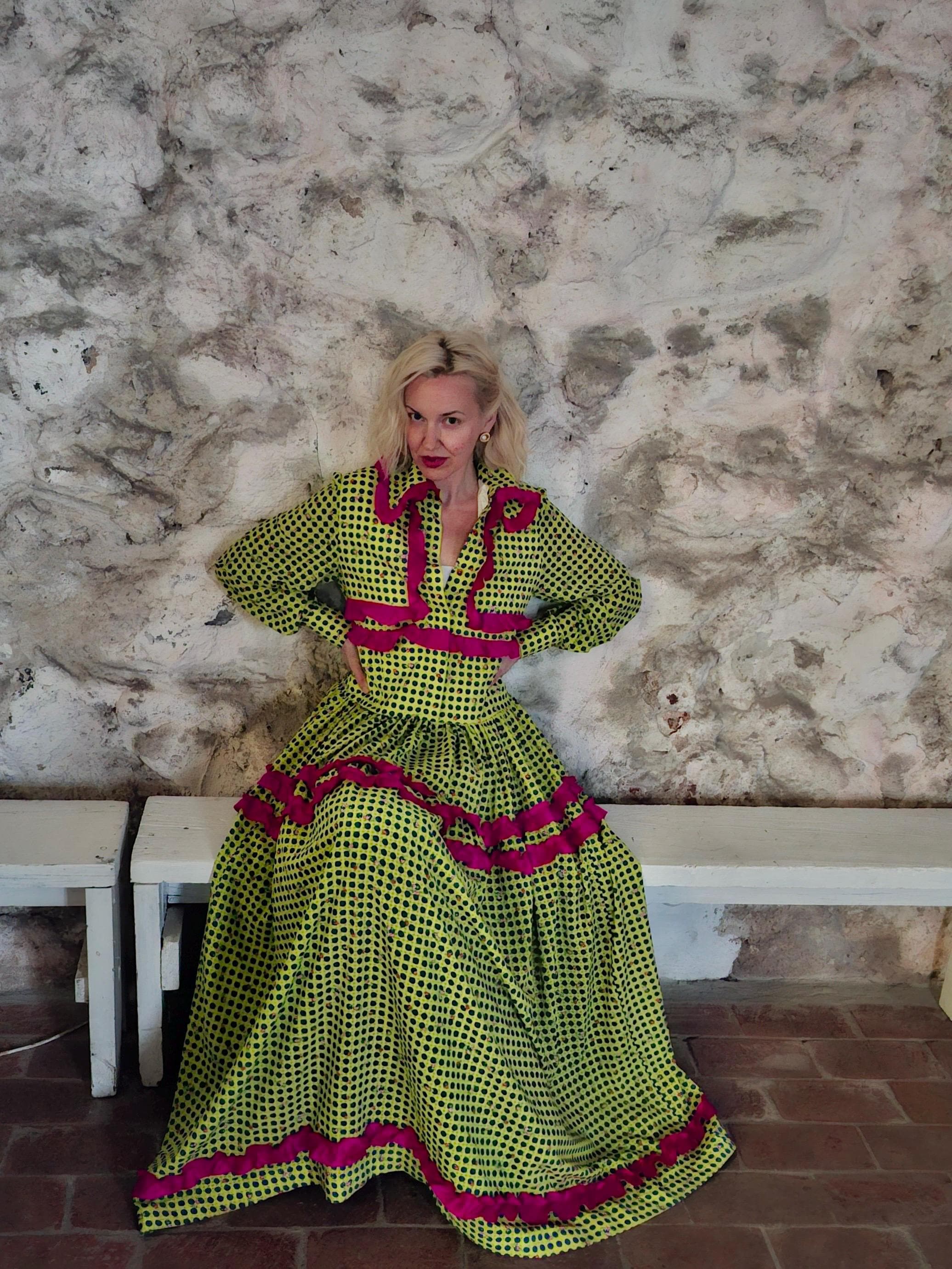 Green Fuchsia Dress - Etsy New Zealand Green Fuchsia Dress - Etsy New Zealand