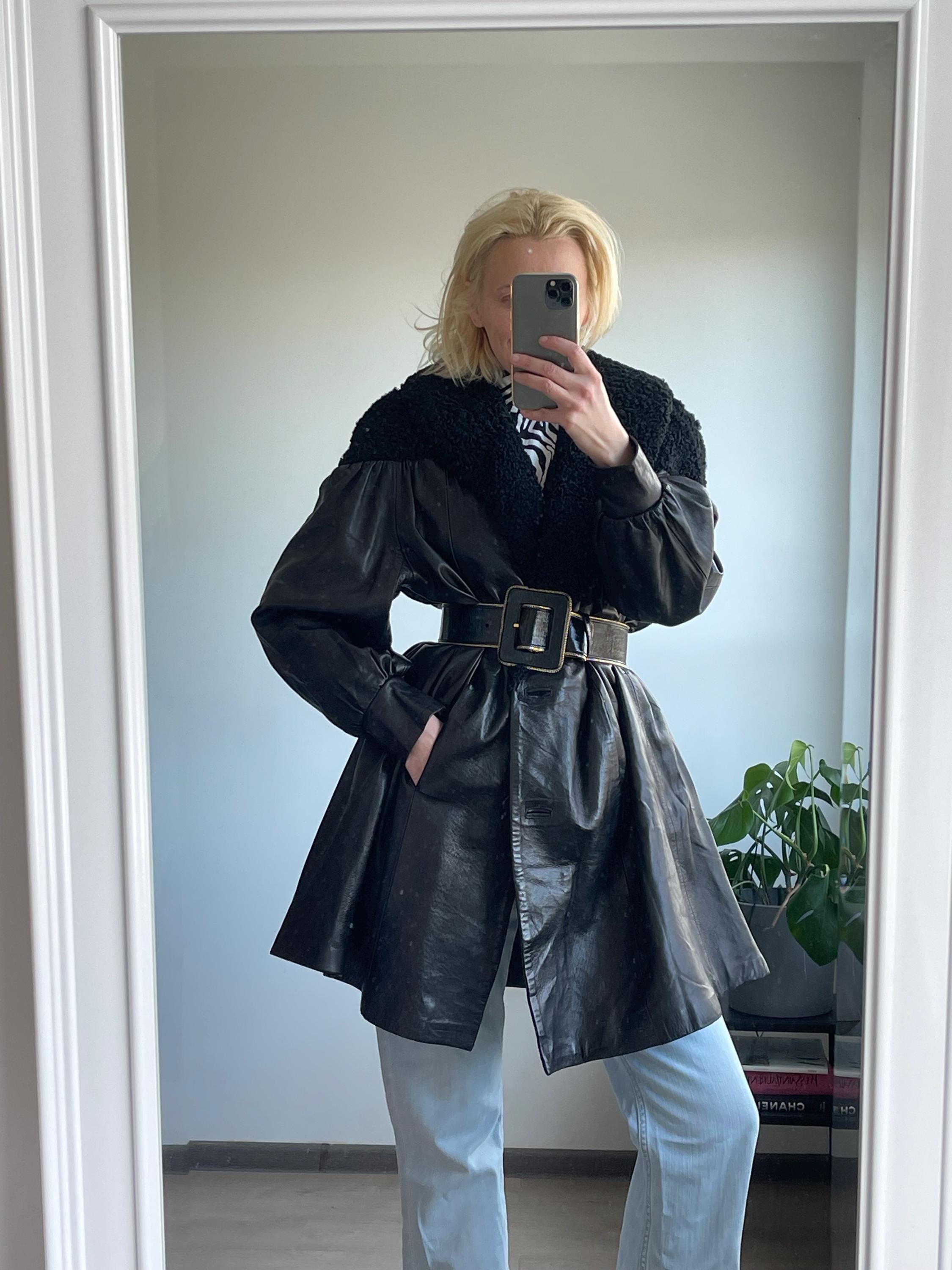 Nina Ricci Fur Coat - Etsy