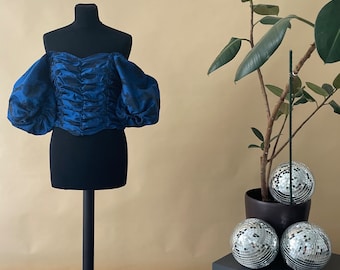 Voluminous puff sleeve JUNGE MODE WORTMANN vintage top