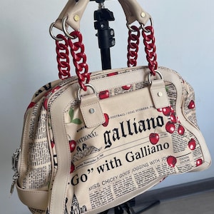 Galliano Gazette Bag - Etsy