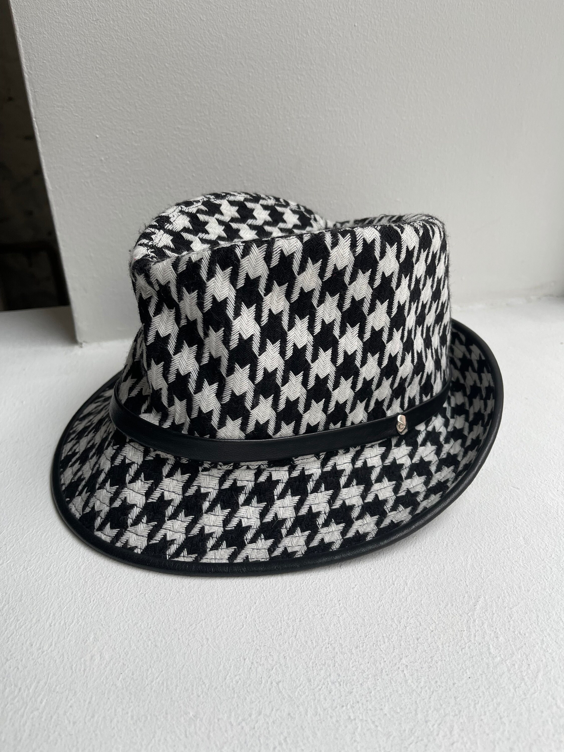 CHRISTIAN DIOR Vintage Monogram Trotter Bucket Hat Panama