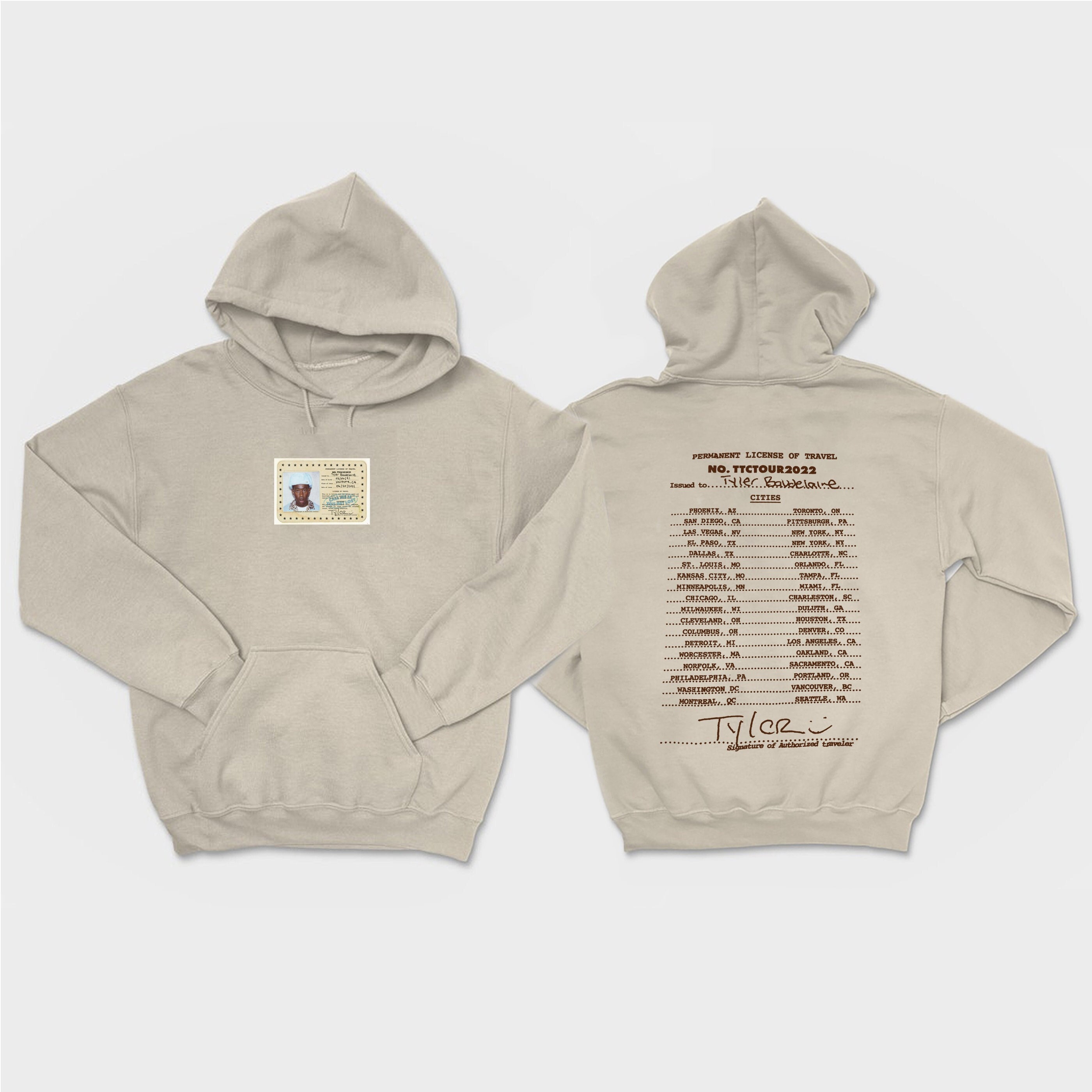  Tyler, The Creator unisex adult Cmiygl Los Angeles Hoodie  Hooded Sweatshirt, Brown, Small US : Clothing, Shoes & Jewelry