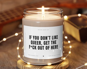 Queer Candle, Adult Humor, Funny Joke, Friendship Candle, Friends Joke Candle, LGBT Gift Candles, LGBTQ Candles, Gay Best Friend Gift