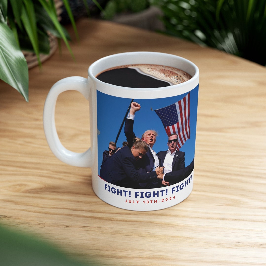 Trump Assassination Attempt Mugs, Pennsylvania Rally Shooting, PA Rally ...