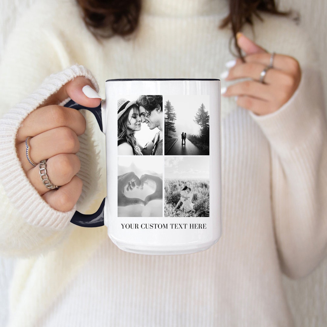 Custom Photo Mug, Coffee Mug for Couple, Personalized Mug With Picture ...