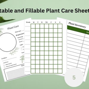 Plant Care Guide| Plant Care Tracker|Indoor Plant Care