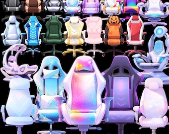 Gaming chair 52 Illustrations (Transparent PNG)
